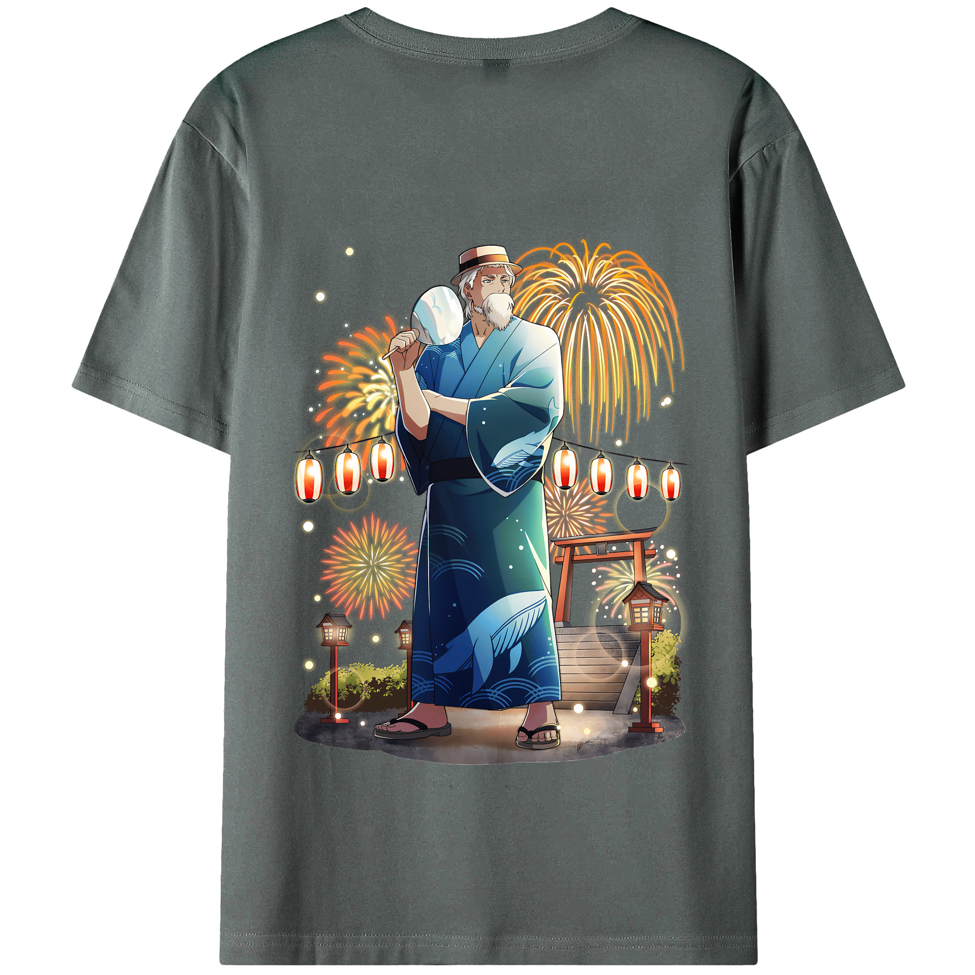 （画像用） 文豪ストレイドッグス Bungo Stray Dogs 綿100％半袖Tシャツ（背面プリント）